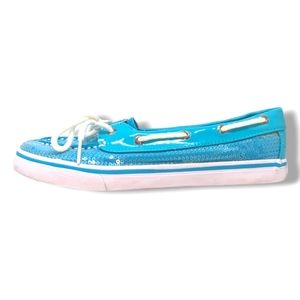 Sperry | Top-Sider Biscayne Sequin Aqua Loafer Moccasin Women's Size 4.5